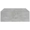 Betonszürke szerelt fa dohányzóasztal 100 x 100 x 35 cm
