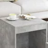 3 db betonszürke szerelt fa egymásba tolható asztal