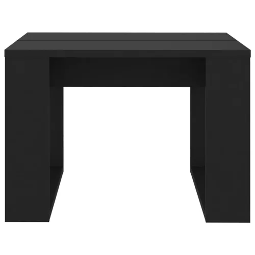 Fekete szerelt fa kisasztal 50 x 50 x 35 cm