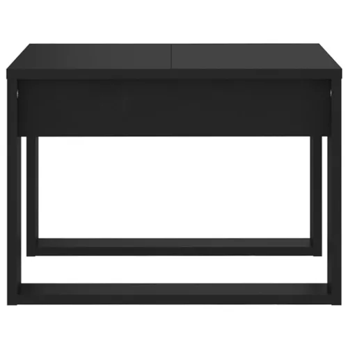 Fekete szerelt fa kisasztal 50 x 50 x 35 cm