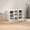 Cipősszekrény polcokkal Fehér 77.5 x 30 x 51 cm Faanyag