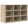 Cipősszekrény polcokkal sonoma tölgy 77.5 x 30 x 51 cm Faanyag