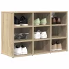 Cipősszekrény polcokkal sonoma tölgy 77.5 x 30 x 51 cm Faanyag