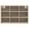 Cipősszekrény polcokkal sonoma tölgy 77.5 x 30 x 51 cm Faanyag