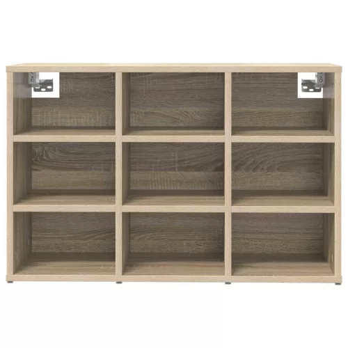 Cipősszekrény polcokkal sonoma tölgy 77.5 x 30 x 51 cm Faanyag