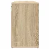 Cipősszekrény polcokkal sonoma tölgy 77.5 x 30 x 51 cm Faanyag
