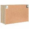 Cipősszekrény polcokkal sonoma tölgy 77.5 x 30 x 51 cm Faanyag