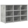 Cipősszekrény polcokkal Beton szürke 77.5 x 30 x 51 cm Faanyag