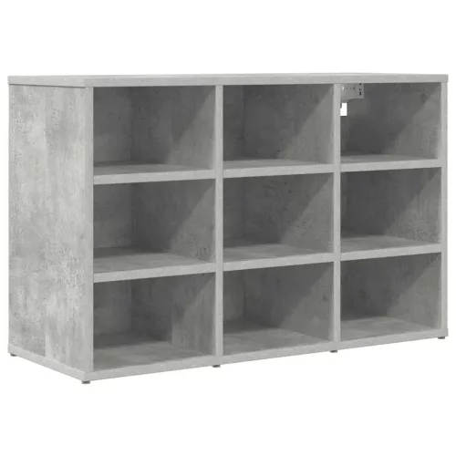 Cipősszekrény polcokkal Beton szürke 77.5 x 30 x 51 cm Faanyag