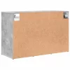 Cipősszekrény polcokkal Beton szürke 77.5 x 30 x 51 cm Faanyag