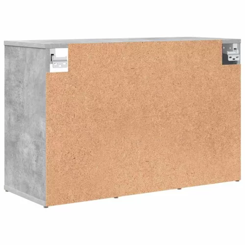 Cipősszekrény polcokkal Beton szürke 77.5 x 30 x 51 cm Faanyag