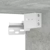 Cipősszekrény polcokkal Beton szürke 77.5 x 30 x 51 cm Faanyag
