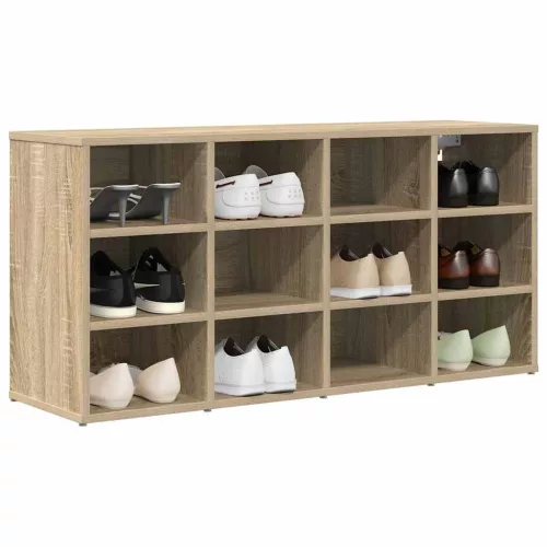 Cipősszekrény polcokkal sonoma tölgy 103 x 30 x 51 cm Faanyag