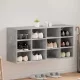 Cipősszekrény polcokkal Beton szürke 103 x 30 x 51 cm Faanyag