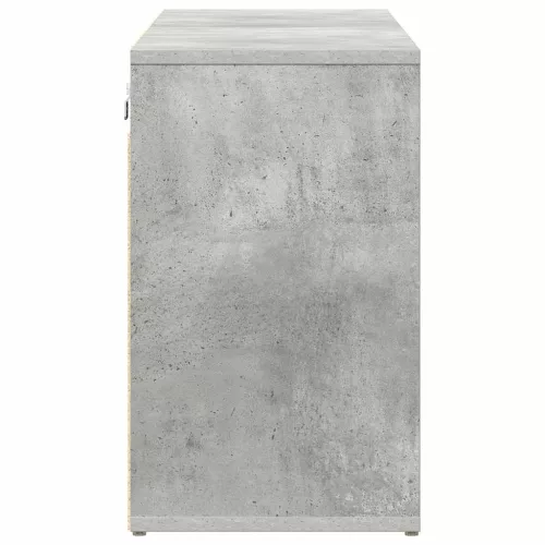Cipősszekrény polcokkal Beton szürke 103 x 30 x 51 cm Faanyag