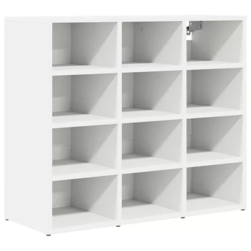 Cipősszekrény polcokkal Fehér 77.5 x 30 x 67 cm Faanyag