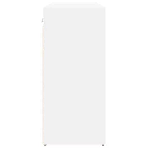 Cipősszekrény polcokkal Fehér 77.5 x 30 x 67 cm Faanyag