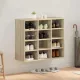 Cipősszekrény polcokkal sonoma tölgy 77.5 x 30 x 67 cm Faanyag