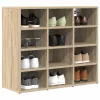 Cipősszekrény polcokkal sonoma tölgy 77.5 x 30 x 67 cm Faanyag