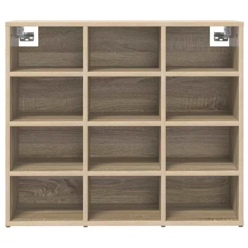 Cipősszekrény polcokkal sonoma tölgy 77.5 x 30 x 67 cm Faanyag