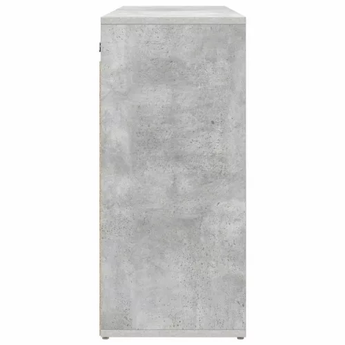 Cipősszekrény polcokkal Beton szürke 77.5 x 30 x 67 cm Faanyag