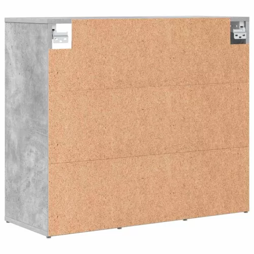 Cipősszekrény polcokkal Beton szürke 77.5 x 30 x 67 cm Faanyag