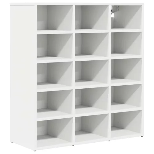 Cipősszekrény polcokkal Fehér 77.5 x 30 x 83.5 cm Faanyag