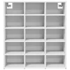 Cipősszekrény polcokkal Fehér 77.5 x 30 x 83.5 cm Faanyag