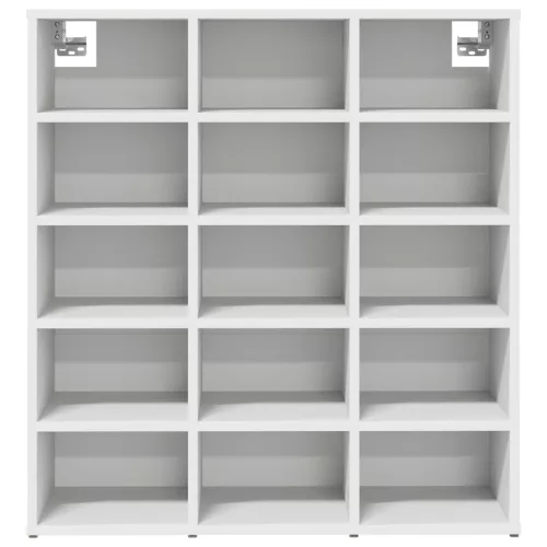 Cipősszekrény polcokkal Fehér 77.5 x 30 x 83.5 cm Faanyag