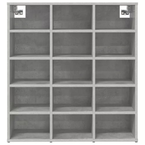 Cipősszekrény Beton szürke 77.5 x 30 x 83.5 cm Faanyag