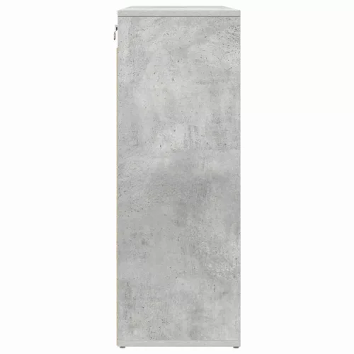 Cipősszekrény Beton szürke 77.5 x 30 x 83.5 cm Faanyag