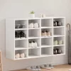 Cipősszekrény polcokkal Fehér 103 x 30 x 67 cm Faanyag