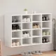 Cipősszekrény polcokkal Fehér 103 x 30 x 67 cm Faanyag