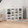 Cipősszekrény polcokkal Fehér 103 x 30 x 67 cm Faanyag