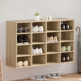   Cipősszekrény polcokkal sonoma tölgy 103 x 30 x 67 cm Faanyag