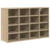 Cipősszekrény polcokkal sonoma tölgy 103 x 30 x 67 cm Faanyag