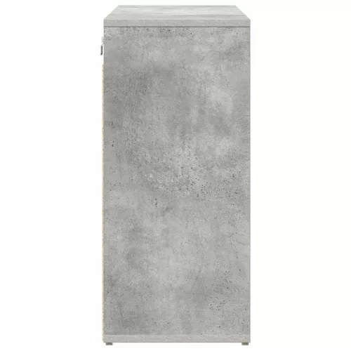 Cipősszekrény polcokkal Beton szürke 103 x 30 x 67 cm Faanyag