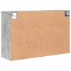 Cipősszekrény polcokkal Beton szürke 103 x 30 x 67 cm Faanyag