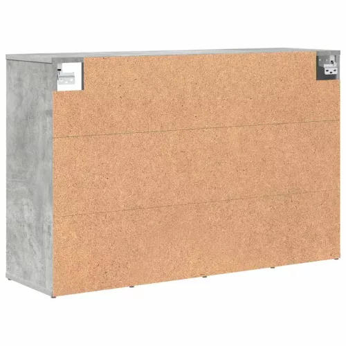 Cipősszekrény polcokkal Beton szürke 103 x 30 x 67 cm Faanyag
