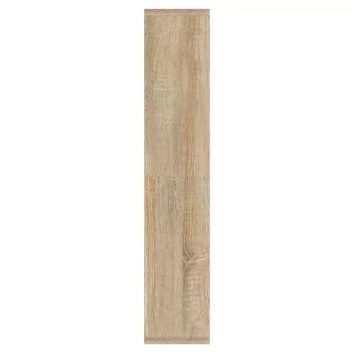 Sonoma tölgyszínű tükrös szekrény LED-ekkel 91 x 15 x 76,5 cm