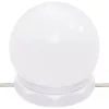 Betonszürke tükrös szekrény LED-ekkel 90 x 31,5 x 62 cm