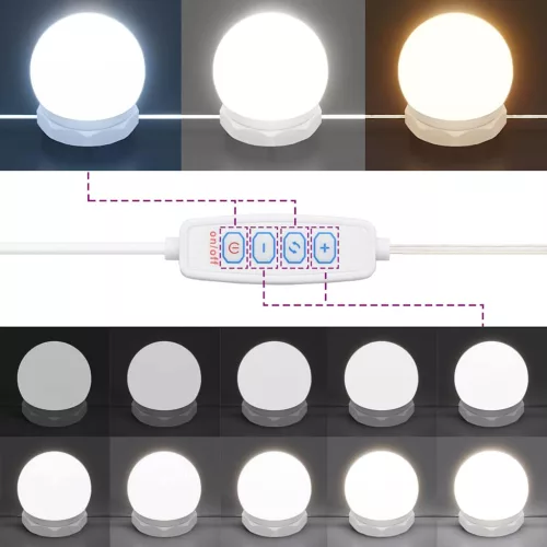 Betonszürke tükrös szekrény LED-ekkel 90 x 31,5 x 62 cm