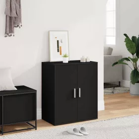 VidaX fekete szerelt fa cipősszekrény 60 x 35 x 70 cm