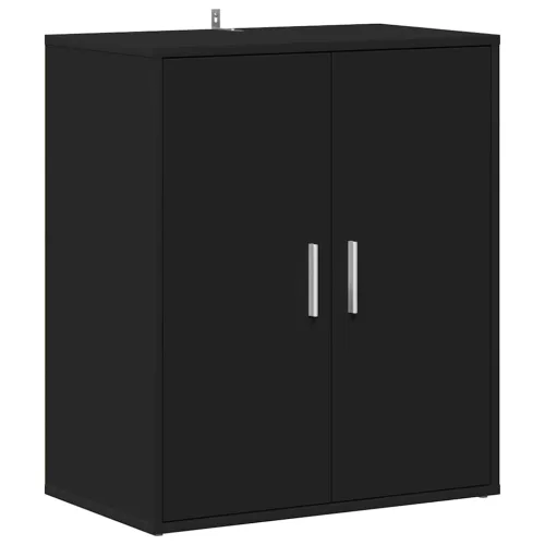 VidaX fekete szerelt fa cipősszekrény 60 x 35 x 70 cm