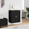 VidaX fekete szerelt fa cipősszekrény 60 x 35 x 70 cm