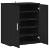 VidaX fekete szerelt fa cipősszekrény 60 x 35 x 70 cm