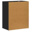 VidaX fekete szerelt fa cipősszekrény 60 x 35 x 70 cm