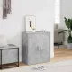 Betonszürke szerelt fa cipősszekrény 60 x 35 x 70 cm