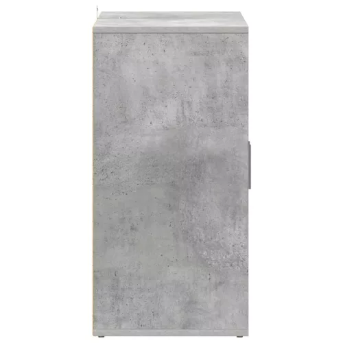 Betonszürke szerelt fa cipősszekrény 60 x 35 x 70 cm