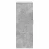 Betonszürke szerelt fa cipősszekrény 60 x 35 x 92 cm